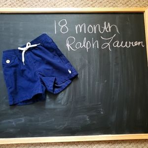 18 month boys Ralph Lauren swim trunks